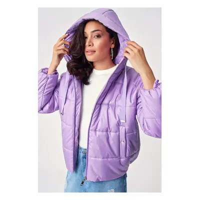 Bigdart Inflatable Hooded Coat - Lilac