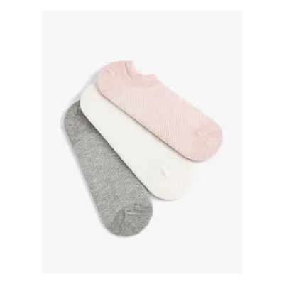 Koton Basic Set of Booties and Socks, Multicolored