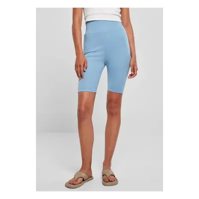 Women's high-waisted cycling shorts horizontblue