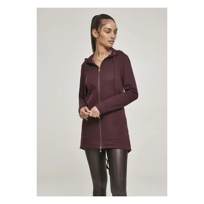 Women's Sweat Parka redwine