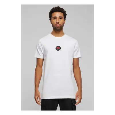 White T-shirt Rose Patch