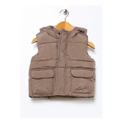 Koton Plain Light Brown Baby Vest 3wmb20006tw