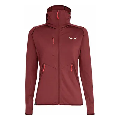 Women's sweatshirt Salewa Puez Melange PL FZ HDY Syrah Melange