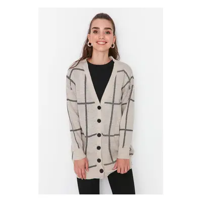 Trendyol Cardigan - Ecru - Normál illeszkedés