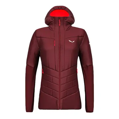 Women's jacket Salewa Ortles hybrid tirowool responsive Syrah