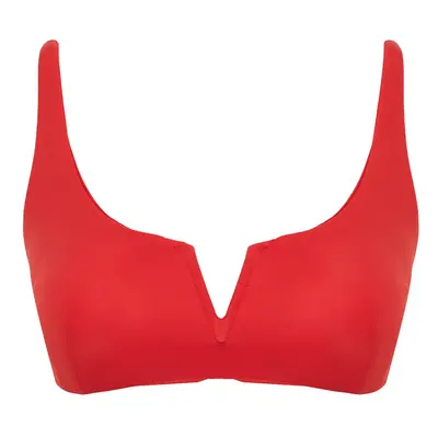 Trendyol Red Bralette Bikini Top