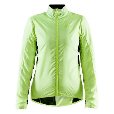 Women's cycling jacket CRAFT Essence Light Wind yellow