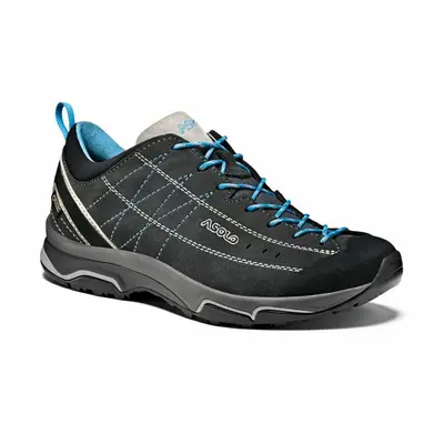 Women's Outdoor Shoes Asolo Nucleon GV Graphite Silver Cyan Blue UK 6.5