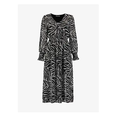 Haily ́s Black patterned maxi-dresses Hailys Zebra - Women