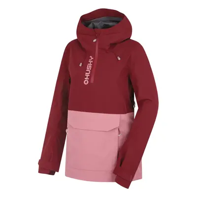 HUSKY Nabbi burgundy/pink women's outdoor jacket