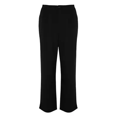 Trendyol Black Wide Leg Loose Fabric Trousers