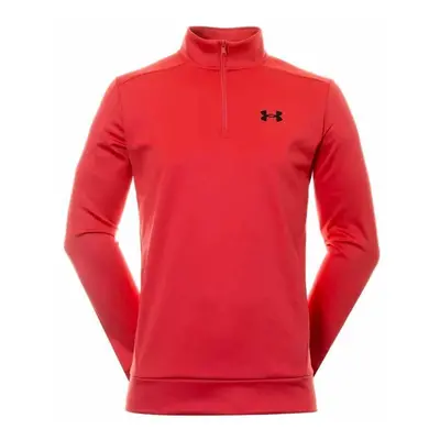 Men's Under Armour UA Armour Fleece 1/4 Zip-RED Sweatshirt