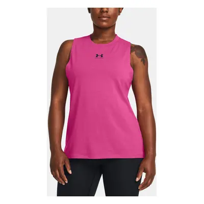 Under Armour Campus Muscle Tank Top - PNK - Women