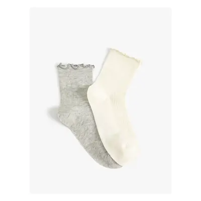 Koton Set of Socks with Ruffle Detail Multi Color