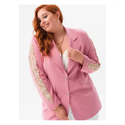 Edoti Women's blazer Plus Size MLR006