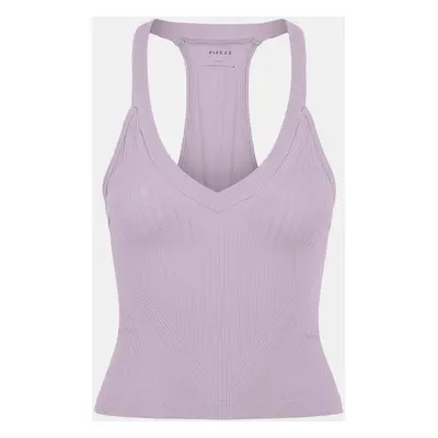 Light Purple Women's Ribbed Top Pieces Lemon - Women's