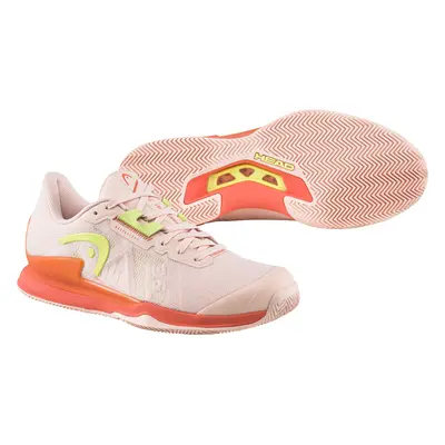 Head Sprint Pro 3.5 Clay Salmon/Lime EUR 40.5 Women's Tennis Shoes