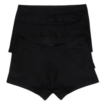 Trendyol Plus Size Black 3-Pack Basic Boxer