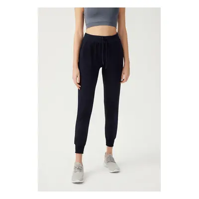 LOS OJOS Women's Navy Blue Jogger