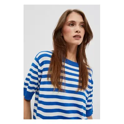 WOMEN'S SWEATER L-SW-4003 OFF WHITE_BLUE