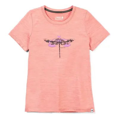 Women's T-Shirt Smartwool Merino Sport Dragonfly Summit Short Sleeve Light Mahogany