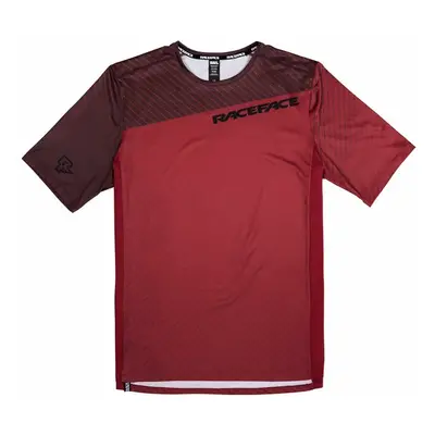 Men's Race Face INDY SS Dark Red Cycling Jersey