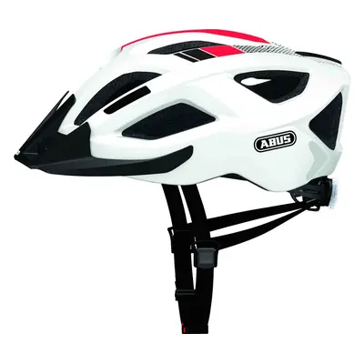 ABUS Aduro 2.0 Race White, bicycle helmet