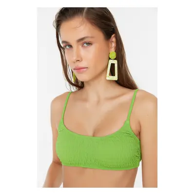 Trendyol Green Bralette Glitter Bikini Top