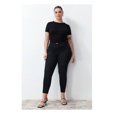 Trendyol Curve Black Thinning Effect Super Stretchy High Waist Skinny Jeans