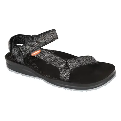 Lizard Creek IV Ethno Black Sandals