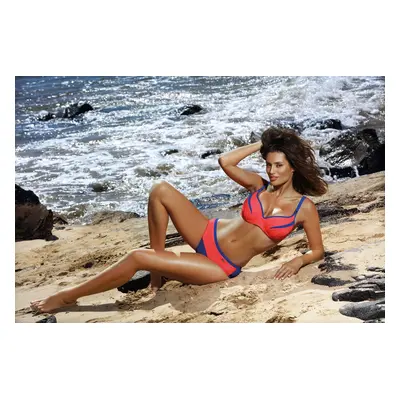 Swimwear Barbara Oltremare-Coralmania M-473 (8) Orange-Navy