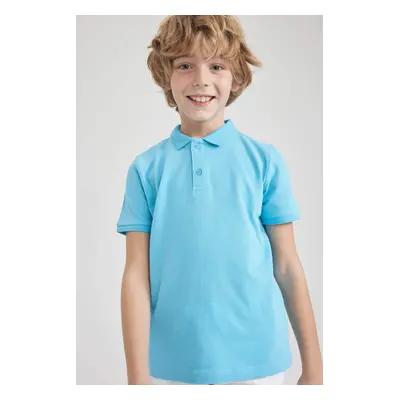 DEFACTO Boy April Pique Short Sleeve Polo T-Shirt