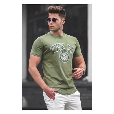 Madmext Khaki Men's T-Shirt