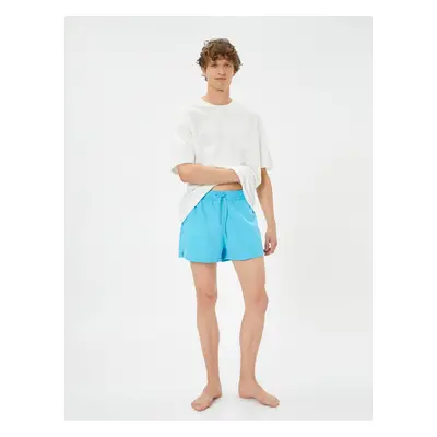 Koton Beach Shorts Water-Changing Tied Waist Mesh Lined