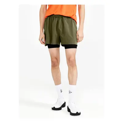 Men's Craft ADV Essence 2in1 Green Shorts