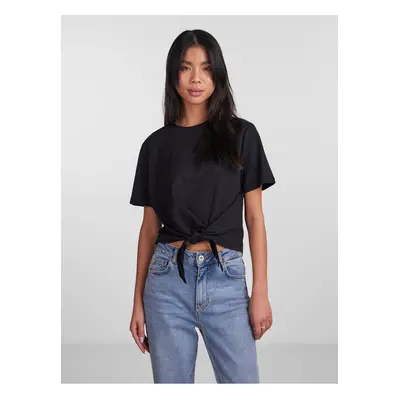 Women's Black T-Shirt Pieces Tia - Women