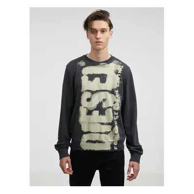 Diesel Sweatshirt - S-GINN-E5 SWEAT-SHIRT grey