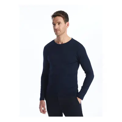 LC Waikiki Crew Neck Long Sleeved Men's T-Shirt