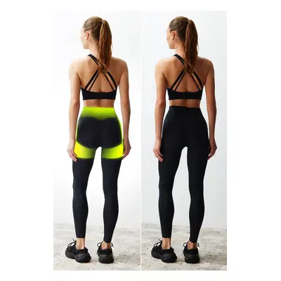 Trendyol Premium Black 2nd Layer with Extra Tummy Tuck Push Up Full Length Knitted Sports Leggin