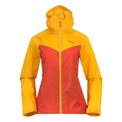 Women's Jacket Bergans Microlight W Jacket Brick/Light Golden Yellow