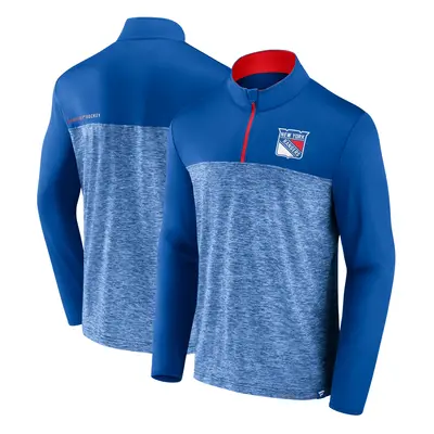 Men's Fanatics Mens Iconic Defender 1/4 Zip New York Rangers Sweatshirt