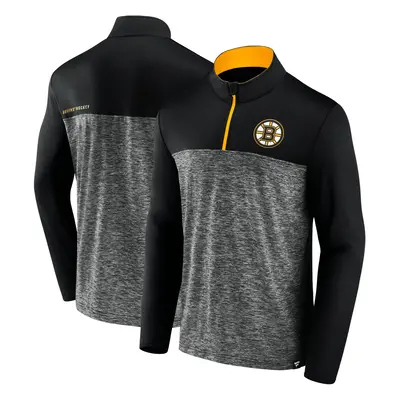 Men's Fanatics Mens Iconic Defender 1/4 Zip Boston Bruins Sweatshirt