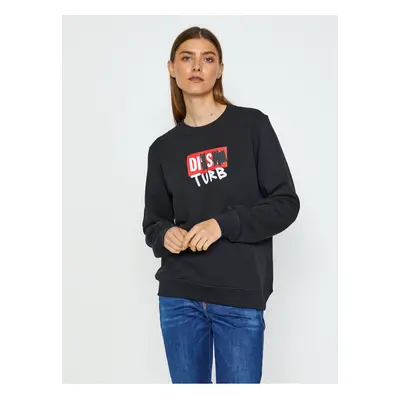 Sweatshirt - FEMALE DIESEL black