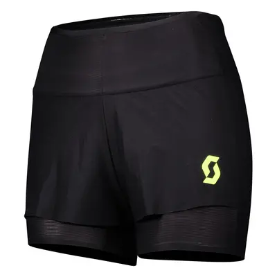 Women's Scott Hybrid Shorts RC Run Black/Yellow