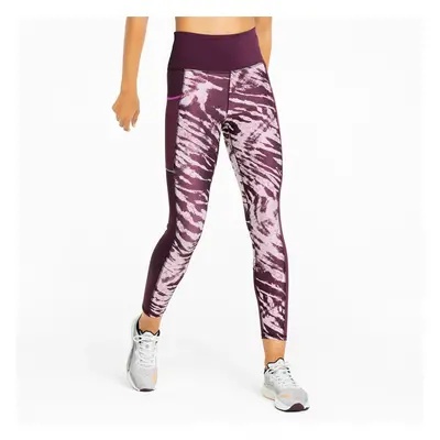 Puma Run 5K Graphic High Waist 7/8 Tight Grape Wine Women's Leggings