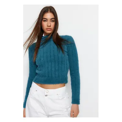 Trendyol Oil Feather Knitwear Sweater