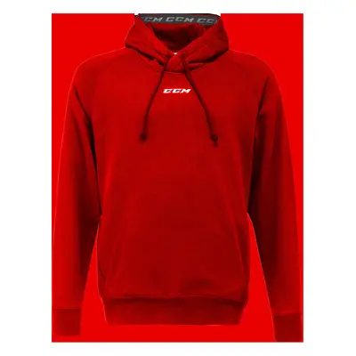 Men's CCM Team Fleece Pullover Hoodie Red