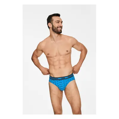 Briefs Boost 40061-MLC Set of Dark gray Mélange-Blue Dark gray Mélange-Blue