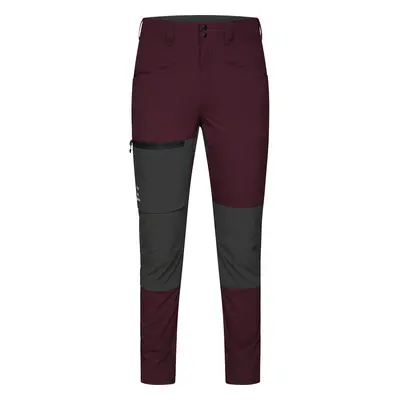 Women's trousers Haglöfs Lite Slim Dark Red/Grey