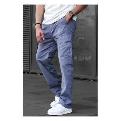 Madmext Smoky Men's Cargo Pocket Baggy Trousers